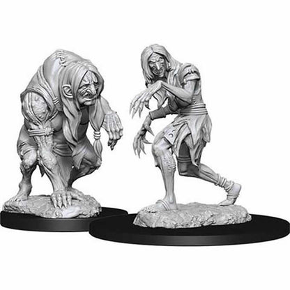 WZK90266 Annis Hag and Green Hag Miniature Figure Pathfinder Battles Deep Cuts Unpainted Miniatures