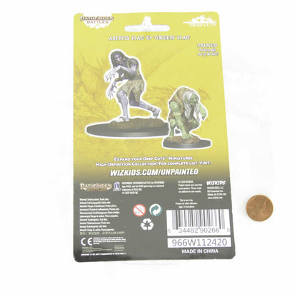 WZK90266 Annis Hag and Green Hag Miniature Figure Pathfinder Battles Deep Cuts Unpainted Miniatures