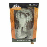 WZK90268 Earth Elemental Lord Miniature Figure Pathfinder Battles Deep Cuts Unpainted Miniatures