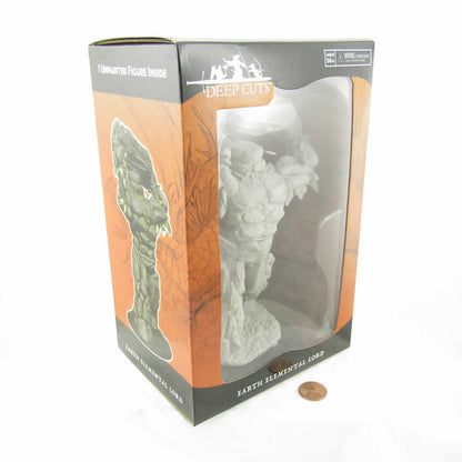 WZK90268 Earth Elemental Lord Miniature Figure Pathfinder Battles Deep Cuts Unpainted Miniatures