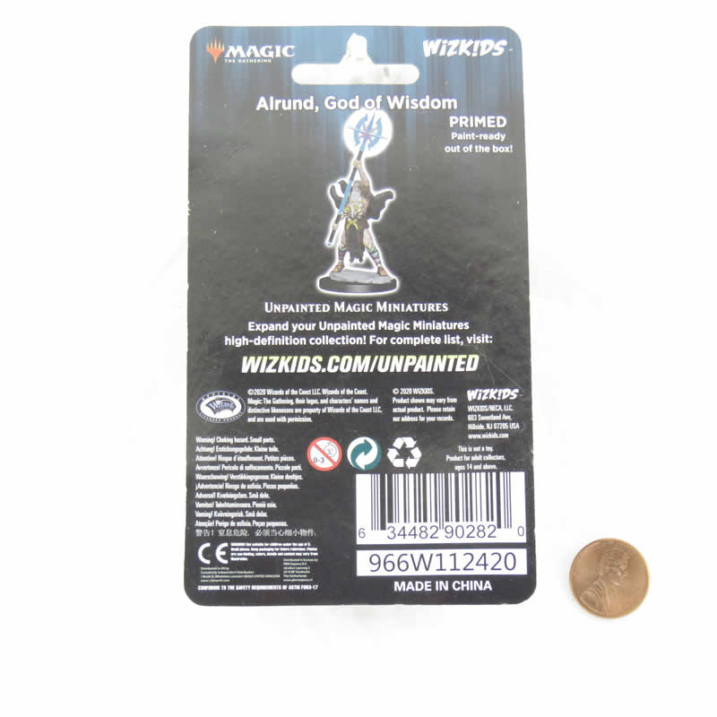 Alrund God of Wisdom Miniature - Magic The Gathering Unpainted Minis WZK90282