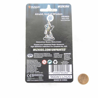 Alrund God of Wisdom Miniature - Magic The Gathering Unpainted Minis WZK90282