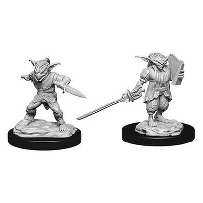 Goblin Rogue and Goblin Bard - D&D Nolzur's Marvelous Unpainted Miniatures | WizKids WZK90309