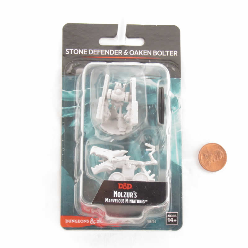 Stone Defender and Oaken Bolter Nozurs Marvelous Miniatures D&D Unpainted Miniatures