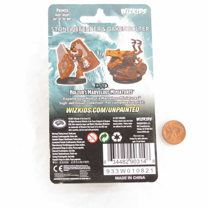 Stone Defender and Oaken Bolter Nozurs Marvelous Miniatures D&D Unpainted Miniatures