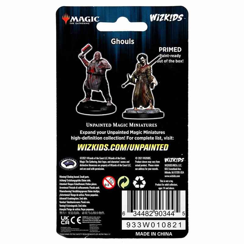 WZK90344 Ghouls Unpainted Magic Miniature Figures Deep Cuts