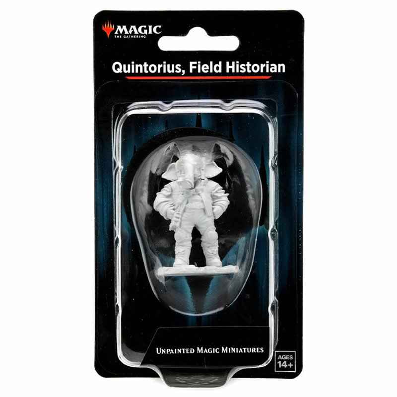 WZK90347 Quintorius Field Historian Unpainted Magic Miniature Figures Deep Cuts