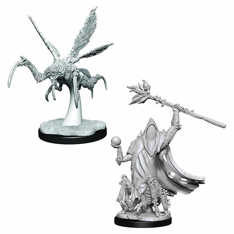 WZK90368 Core Spawn Emissary and Seer Unpainted Miniatures Critical Role Series Figures