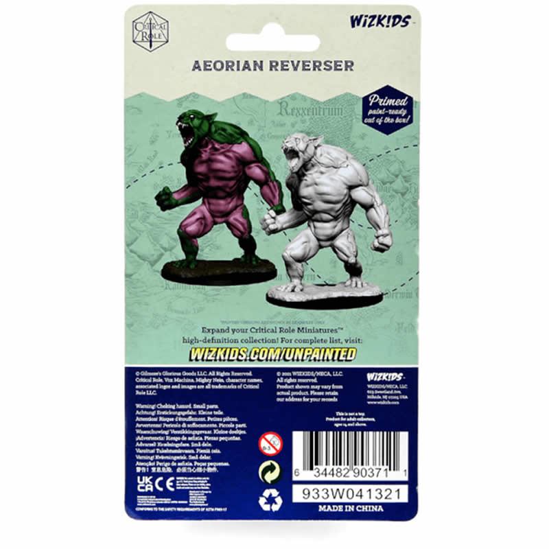 WZK90371 Aeorian Reverser Unpainted Miniatures Critical Role Series Figures