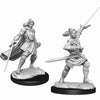 WZK90390 Half-elf Pally Xhorhas Paladin Female Unpainted Miniatures Critical Role Series Figures