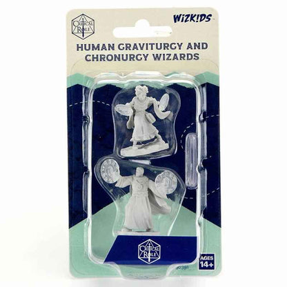 WZK90391 Human Graviturgy and Chronurgy Wizards Unpainted Miniatures Critical Role Series Figures