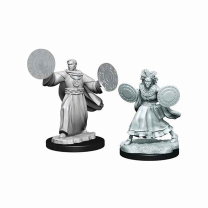WZK90391 Human Graviturgy and Chronurgy Wizards Unpainted Miniatures Critical Role Series Figures
