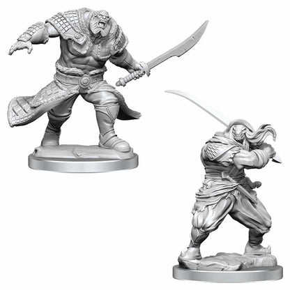 Zurgo Helmsmasher & Unyielding Krumar Unpainted Magic Miniatures - Deep Cuts WZK90397