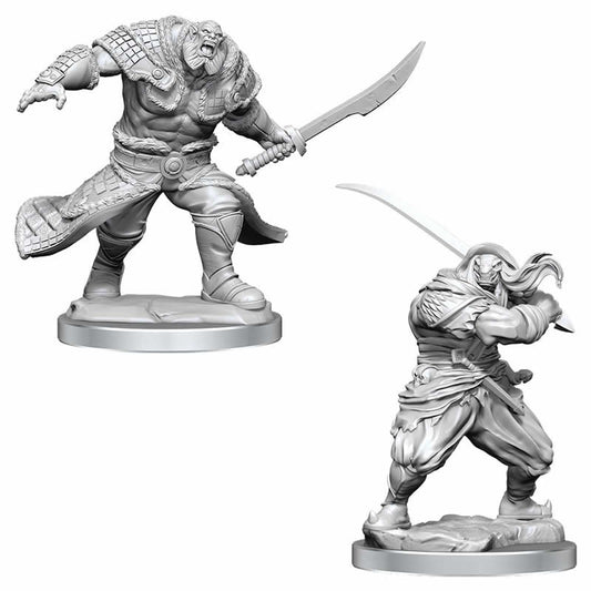 Zurgo Helmsmasher & Unyielding Krumar Unpainted Magic Miniatures - Deep Cuts WZK90397