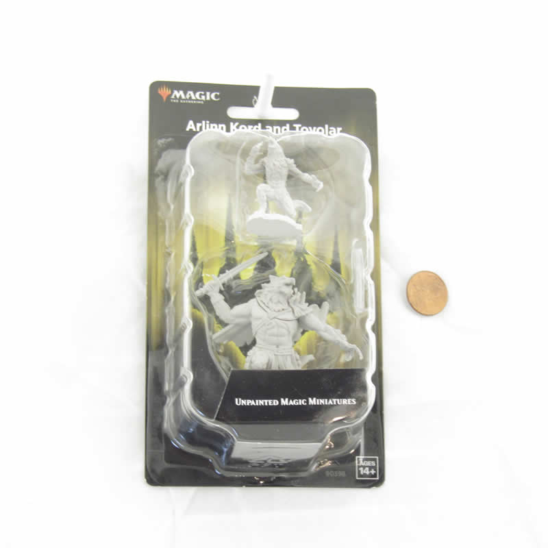 WZK90398 Arlinn Kord And Tovolar Unpainted Magic Miniature Figures Deep Cuts
