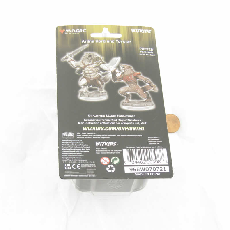 WZK90398 Arlinn Kord And Tovolar Unpainted Magic Miniature Figures Deep Cuts