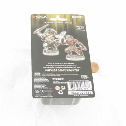 WZK90398 Arlinn Kord And Tovolar Unpainted Magic Miniature Figures Deep Cuts