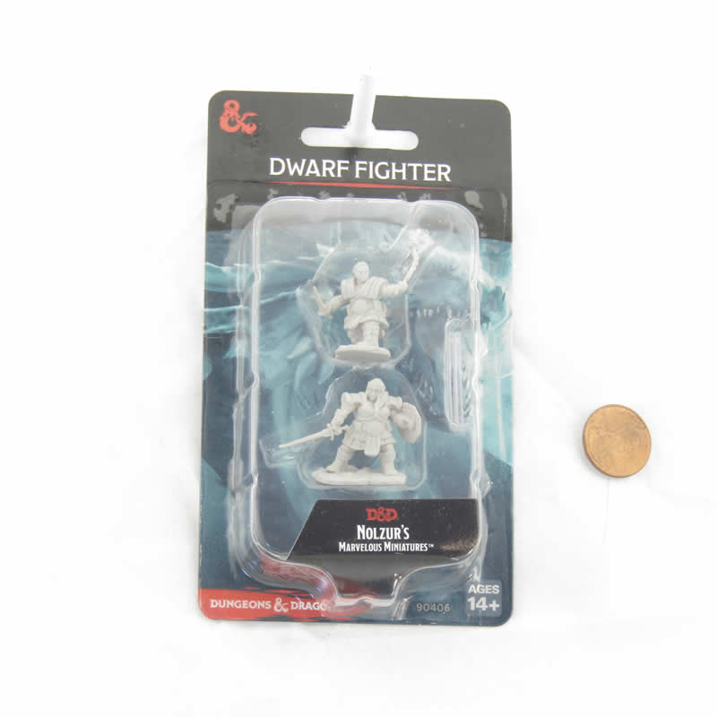 Dwarf Fighter Female Unpainted Miniature - Nolzur's Marvelous D&D WZK90406