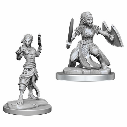 Shifter Fighter Unpainted Miniatures, 2-Pack – Nolzur's Marvelous Miniatures for D&D