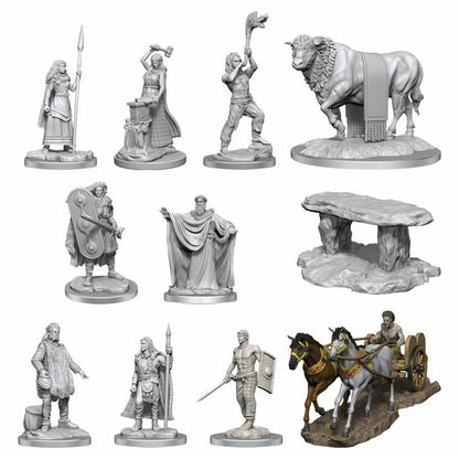 WZK90454 Brigante Celts Unpainted Miniature Figures Deep Cuts WizKids
