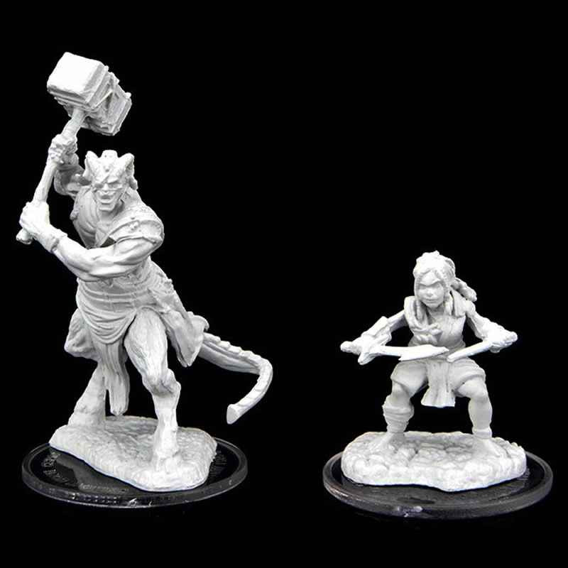 WZK90470 Clasp Cutthroat and Enforcer Unpainted Miniatures Critical Role Series Figures