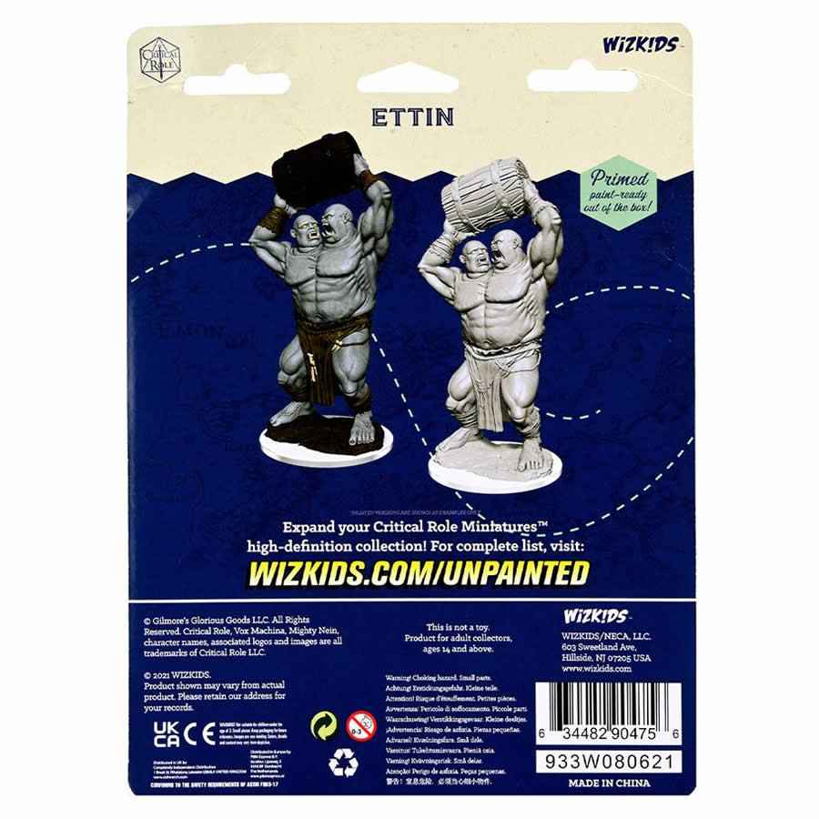WZK90475 Ettin Unpainted Miniatures Critical Role Series Figures