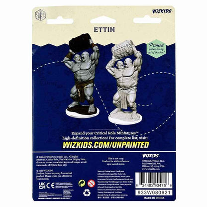 WZK90475 Ettin Unpainted Miniatures Critical Role Series Figures
