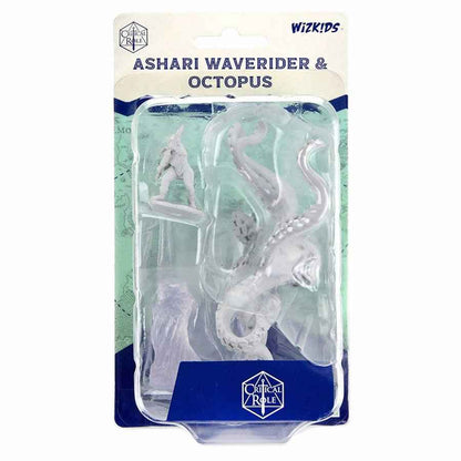 WZK90477 Ashari Waverider and Octopus Unpainted Miniatures Critical Role Series Figures