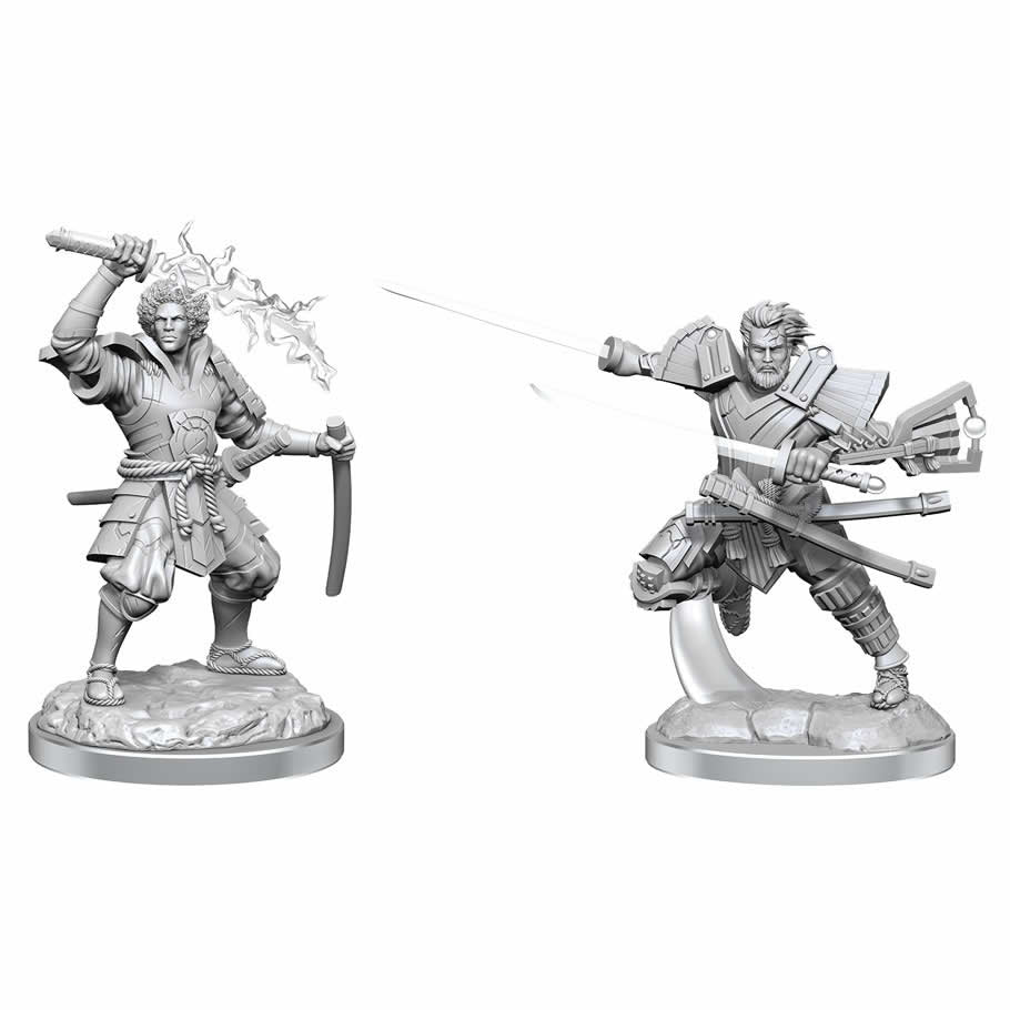 Raiyuu and Isshin Unpainted Magic Miniature - Deep Cuts WZK90506