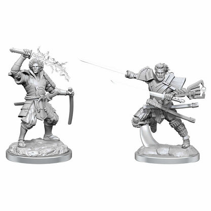 Raiyuu and Isshin Unpainted Magic Miniature - Deep Cuts WZK90506