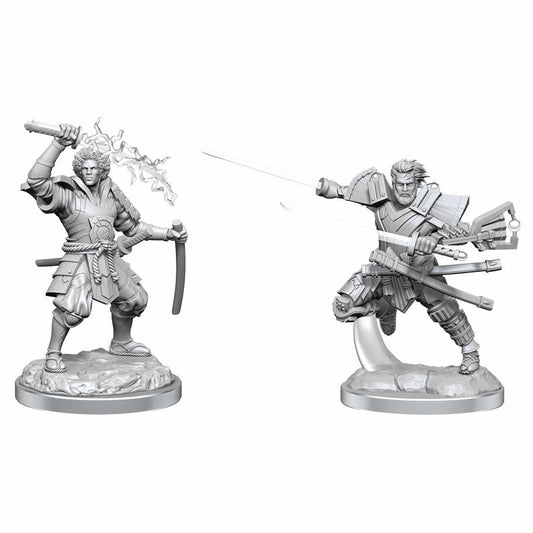 Raiyuu and Isshin Unpainted Magic Miniature - Deep Cuts WZK90506