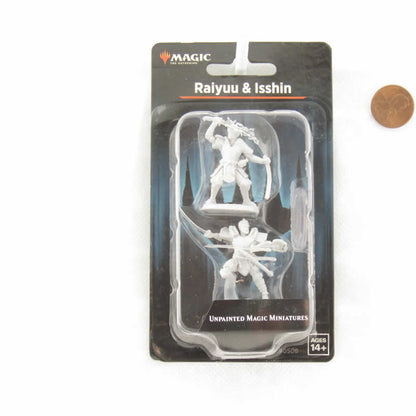 Raiyuu and Isshin Unpainted Magic Miniature - Deep Cuts WZK90506