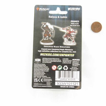 Raiyuu and Isshin Unpainted Magic Miniature - Deep Cuts WZK90506