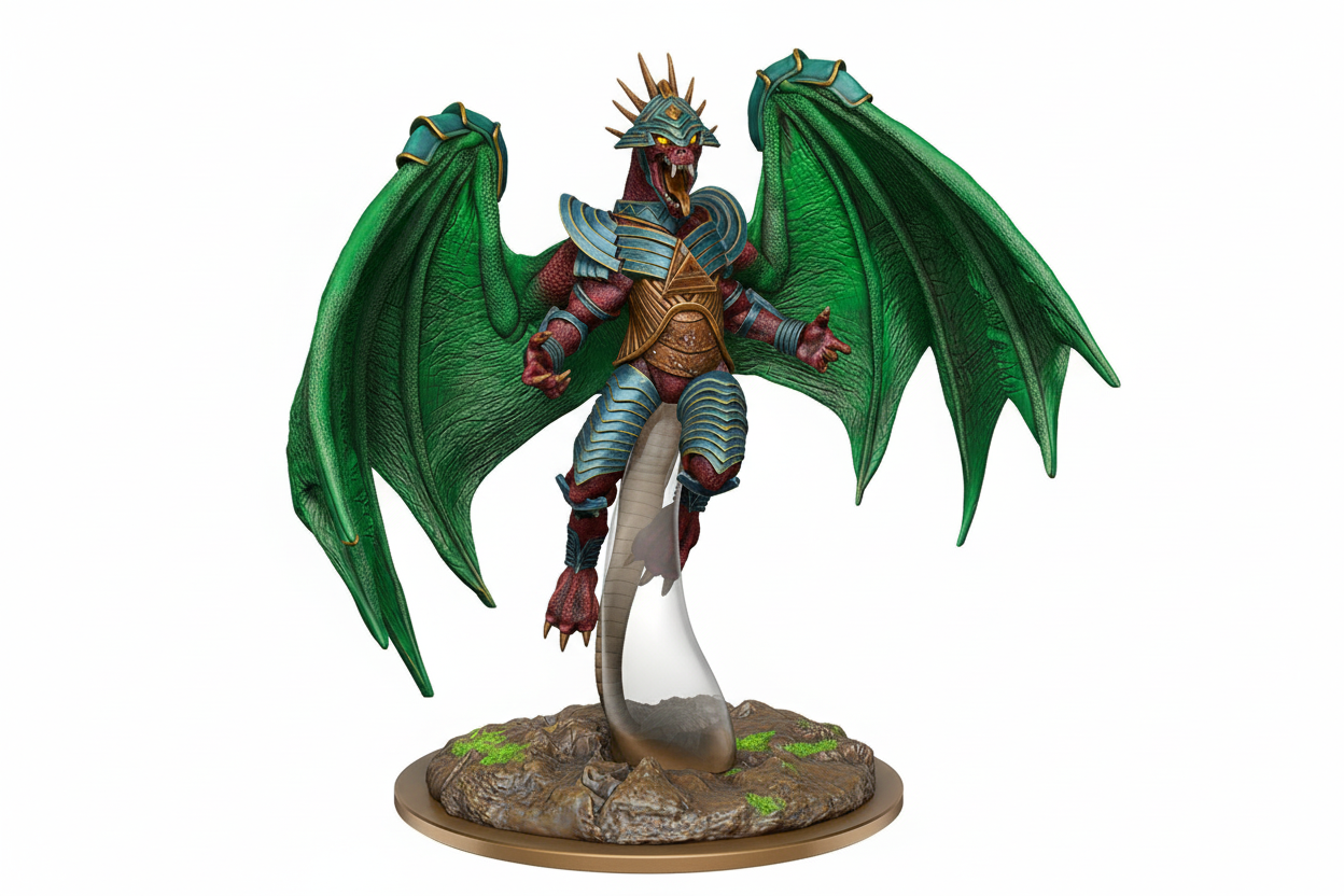 Ziatora the Incinerator Unpainted Magic Miniature - Deep Cuts WZK90545