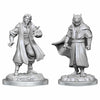 Human Sorcerer Merchant and Tiger Demon Miniatures - Critical Role Unpainted Minis WZK90551