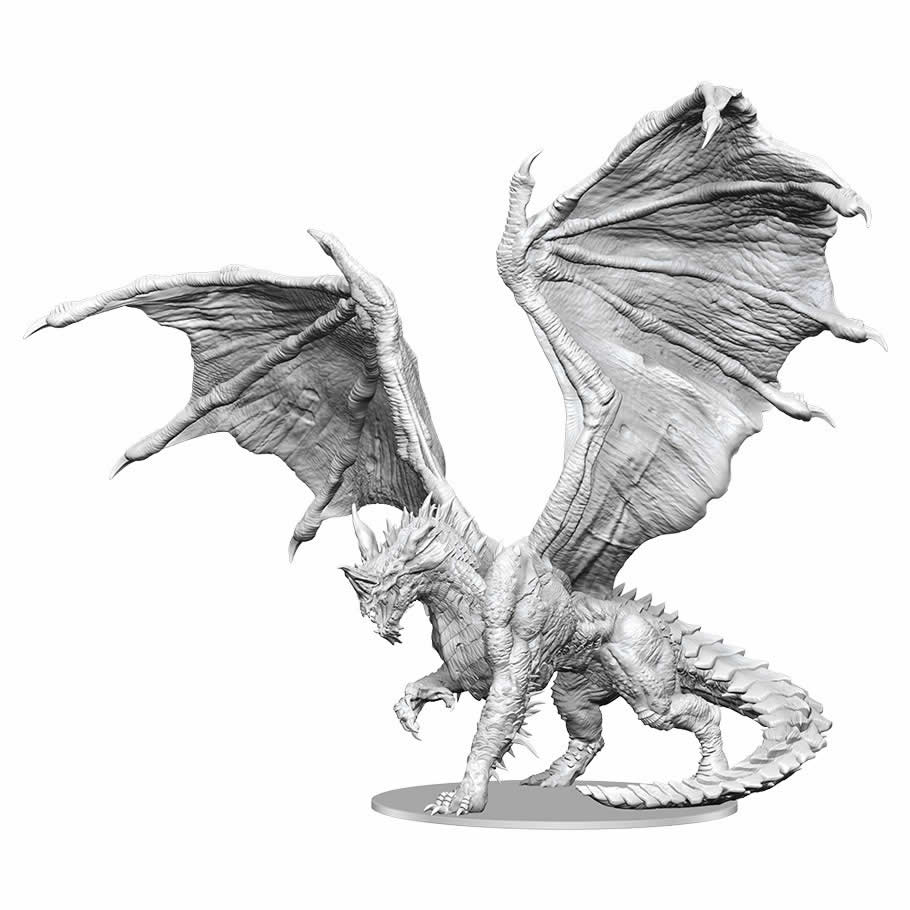 Adult Blue Dragon Nozurs Marvelous Miniatures D&D Unpainted Miniatures