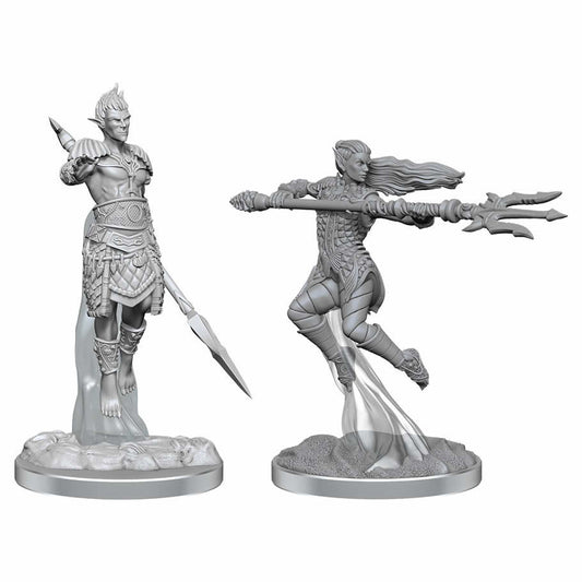 WZK90613 Sea Elf Fighters Nozurs Marvelous Miniatures D&D Unpainted Miniatures WizKids
