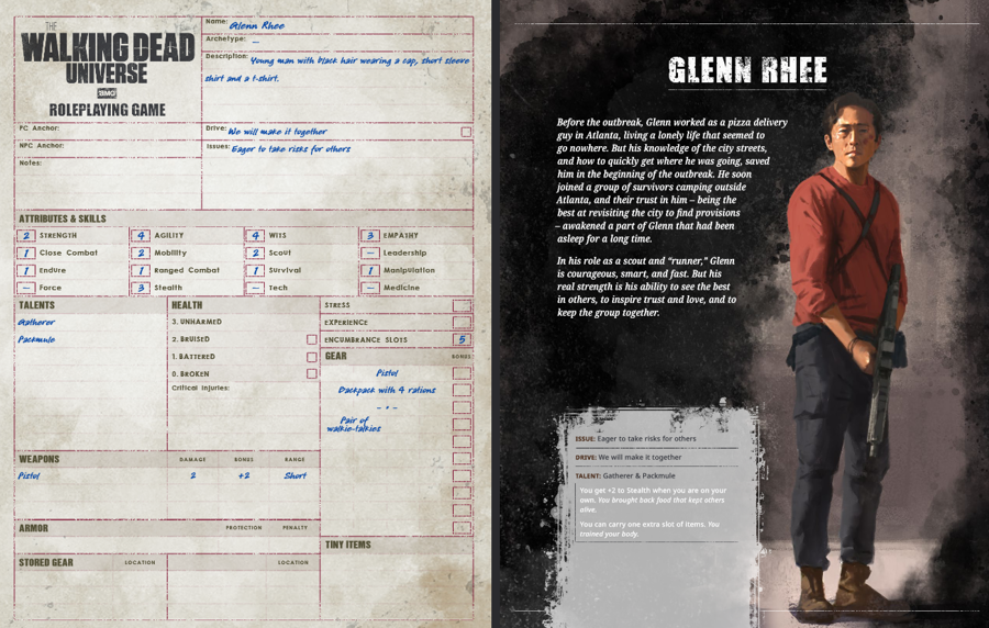 The Walking Dead Universe RPG: Starter Set