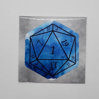 Wall of Water Nat 1 D20 Sticker