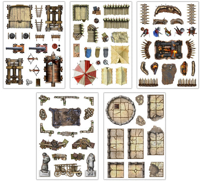 Battle Mats: Add On Scenery - War & Siege