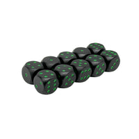 Warpips: Black - 10 - 12mm D6