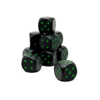 Warpips: Black - 10 - 12mm D6