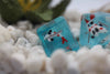 Water Garden Koi RPG Dice Set | 7-Piece Polyhedral Dice for TTRPGs
