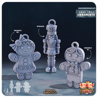 3D Printed Cast n Play Christmas Village Terrain Set 28mm 32mm D&D