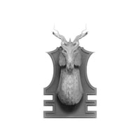 Yellow Chromatic Dragon Wall-Mountable Bust
