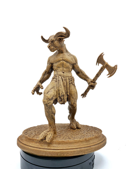 Minotaur Statue – Hand Painted Greek Mythology Resin Figurine