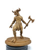 Minotaur Statue, Hand Painted Resin Sculpture | Mythical Creature Figurine | Unique Legendary Minotaur Monster Figurine. Fantasy Art Decor