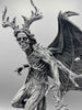 Angel of Death Statue, Hand Painted Resin | Mythic Creature Figurine | Myths and Legends Monster Statue | Demon Statue for Gothic Home Decor