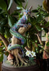 Tatzelwurm/ Dragon Cat Statue, Full Color Resin Sculpture | Mythical Creature Figurine | Unique Legendary Cat Figurine. Fantasy Art Decor