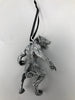 Werewolf Ornament, Grayscale, Hand Painted Resin Sculpture | Gothic Halloween Legendary Monster | Dark Folklore for Spooky Holiday Ornament